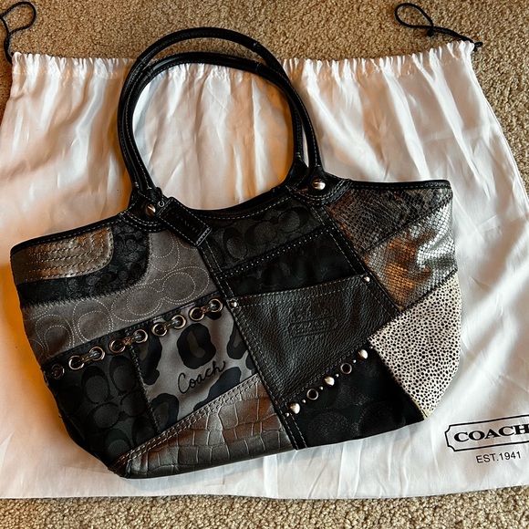 Coach Patchwork Tote/Shoulder Bag - Picture 1 of 16